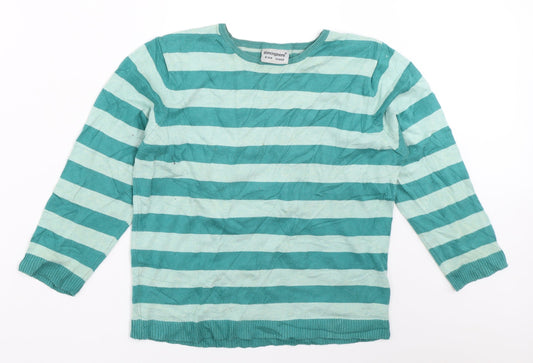 Womens UK Size 12 Atmosphere Green Pullover Jumper