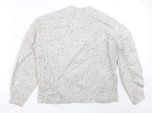 Womens UK Size M Marks and Spencer Grey Pullover Jumper