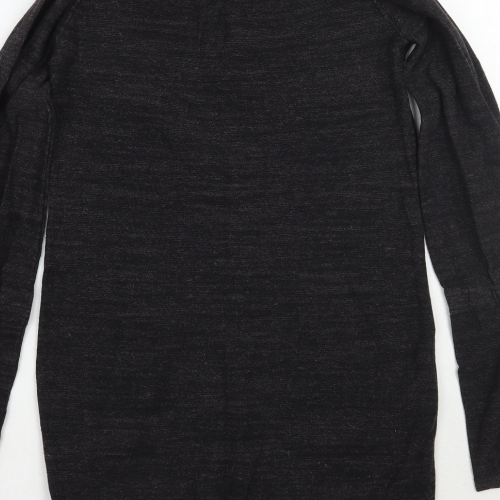 Brand and care label for Next women’s black jumper dress, size UK 6