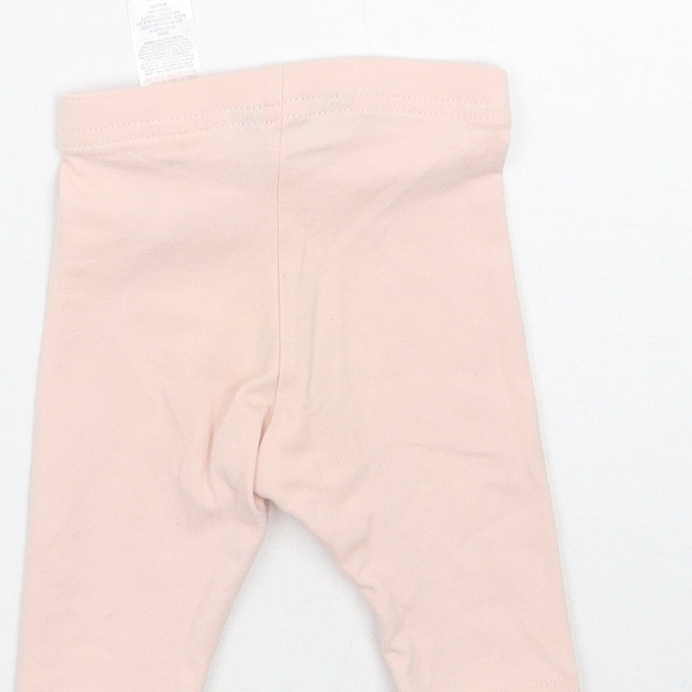 Primark Girls Pink Capri Leggings Size 3-6 Months