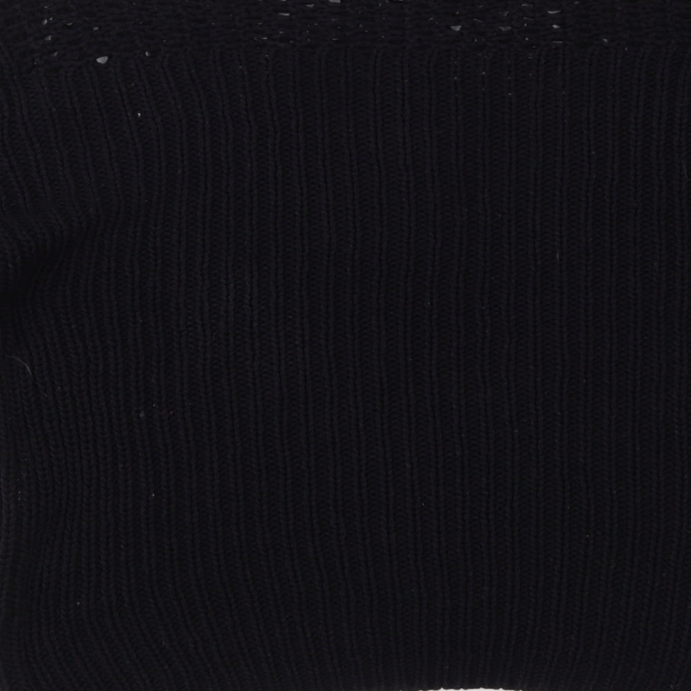 Womens UK Size 14 Papaya Black Pullover Jumper