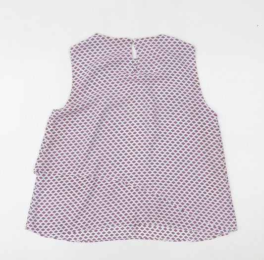 Womens UK Size S Mango Multicoloured Basic Tank