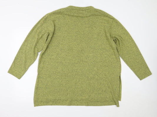 George Womens Green Basic Blouse Size XL