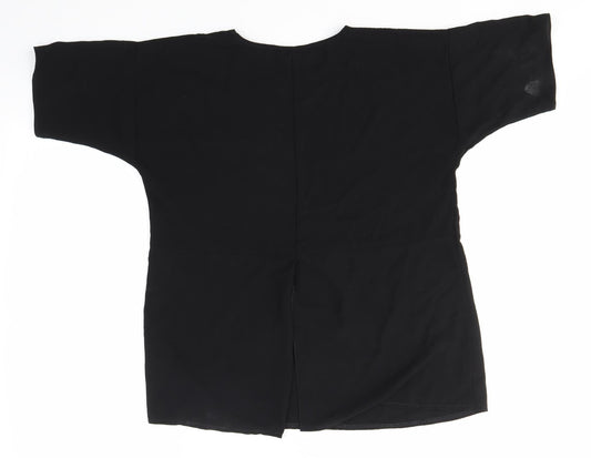 F&F Womens Black Basic Blouse Size 12