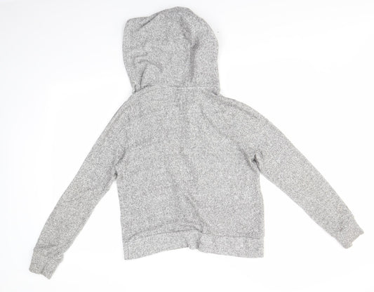 H&M Womens Grey Full Zip Hoodie Size L