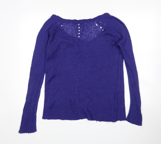 George Womens Purple Pullover Jumper Size 10