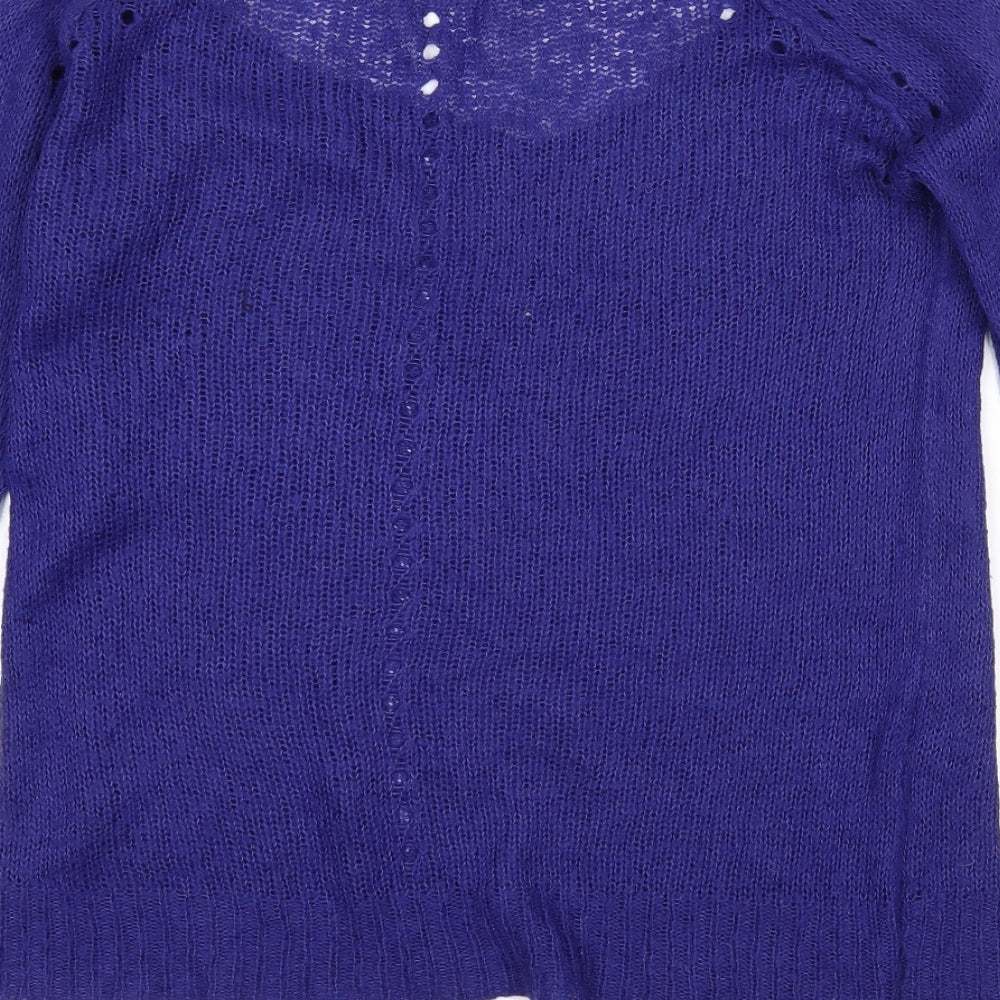Womens UK Size 10 George Purple Pullover Jumper