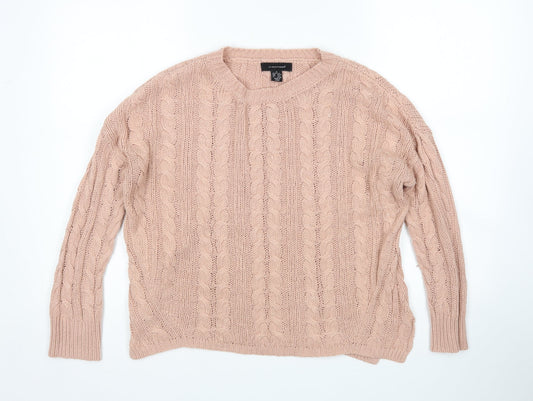 Womens UK Size S Atmosphere Pink Pullover Jumper