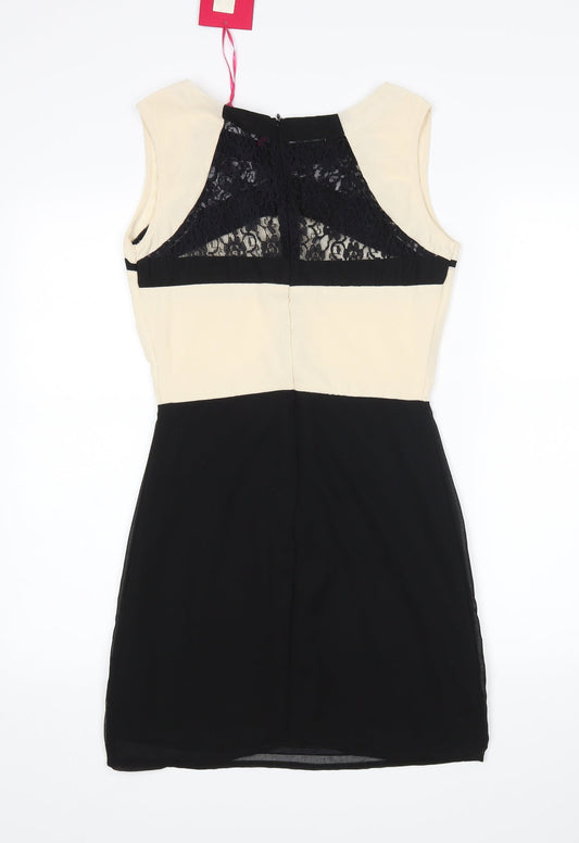 Boohoo Womens Multicoloured Mini Size 8