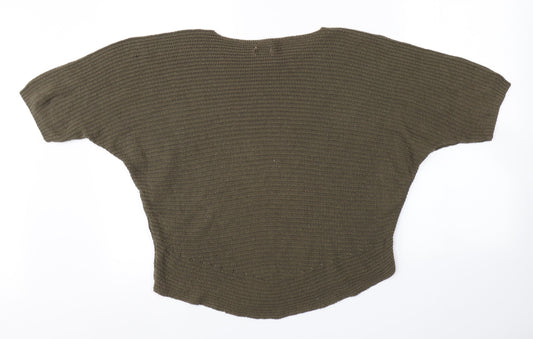 Womens UK Size S Amanti Green Pullover Jumper