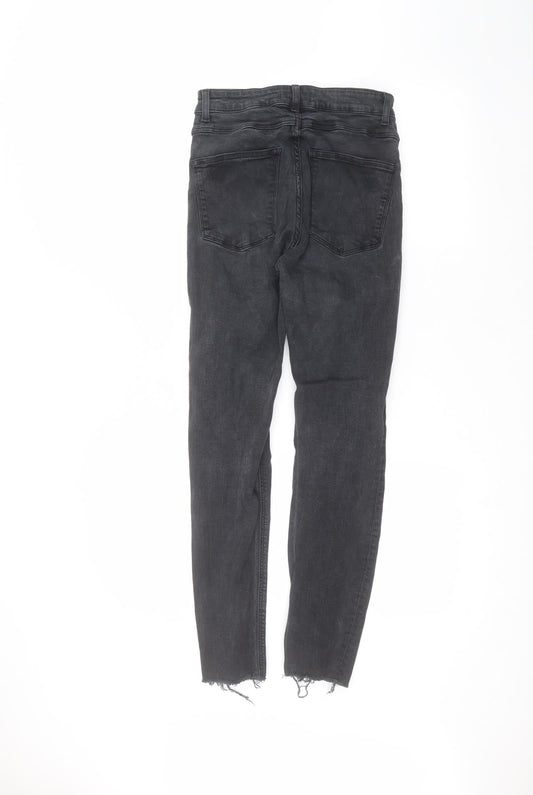 Zara Womens Black Skinny Jeans Size 8 L26 in