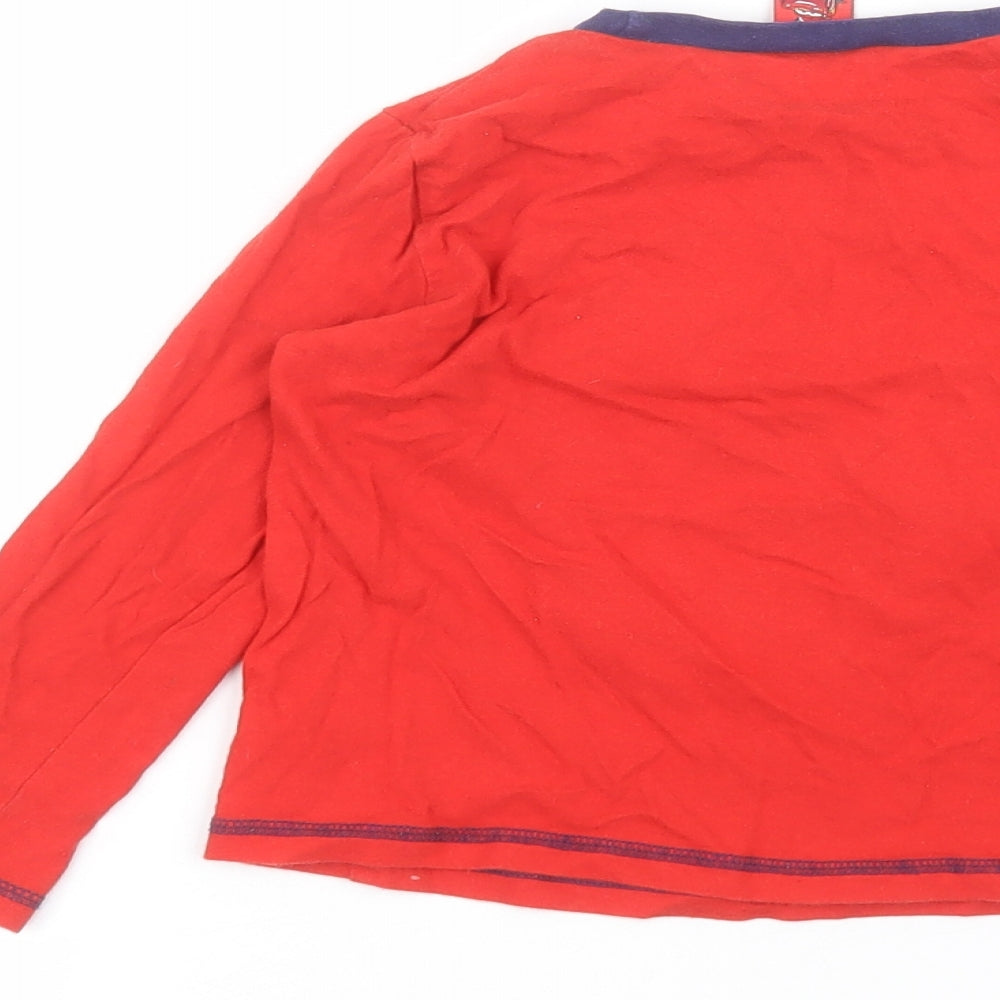 CARS Boys Red Basic T-Shirt Size 3-4 Years - cars