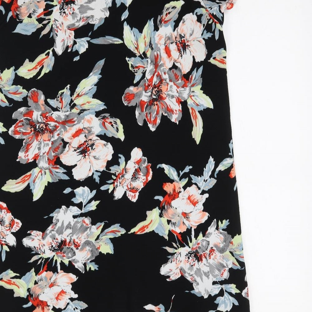 Boohoo Womens Multicoloured Floral Mini Size 10