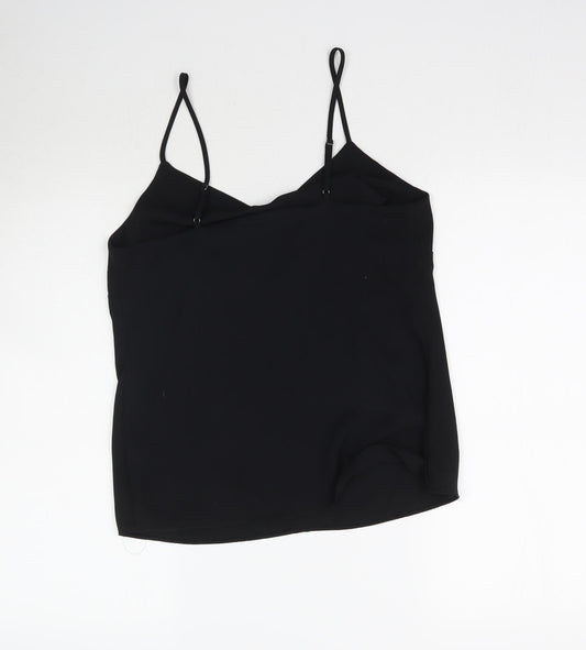 Womens UK Size 10 NEXT Black Camisole Blouse
