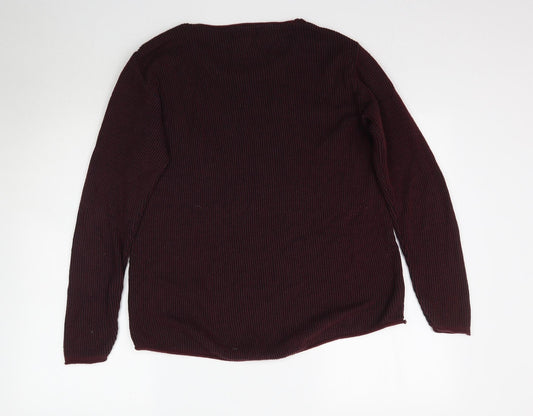 River Island Mens Red Pullover Jumper Size L
