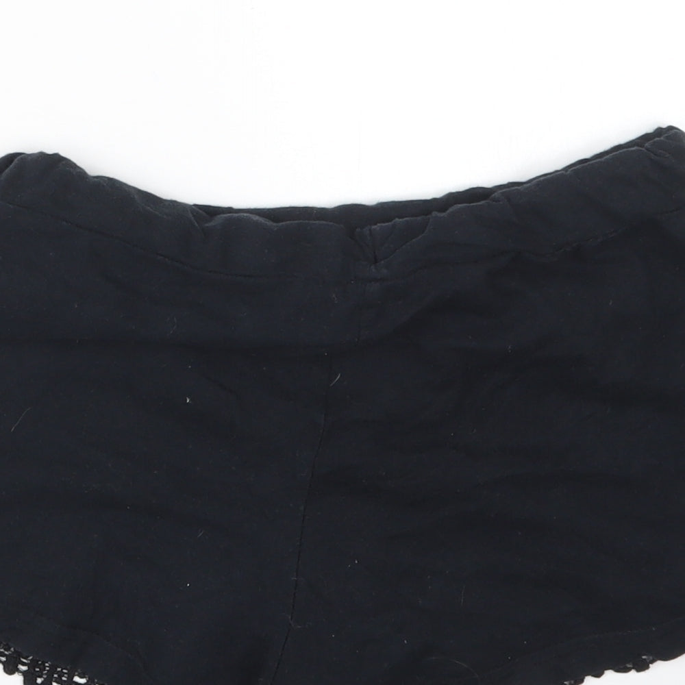 Peacocks Womens Black Hot Pants Shorts Size 10