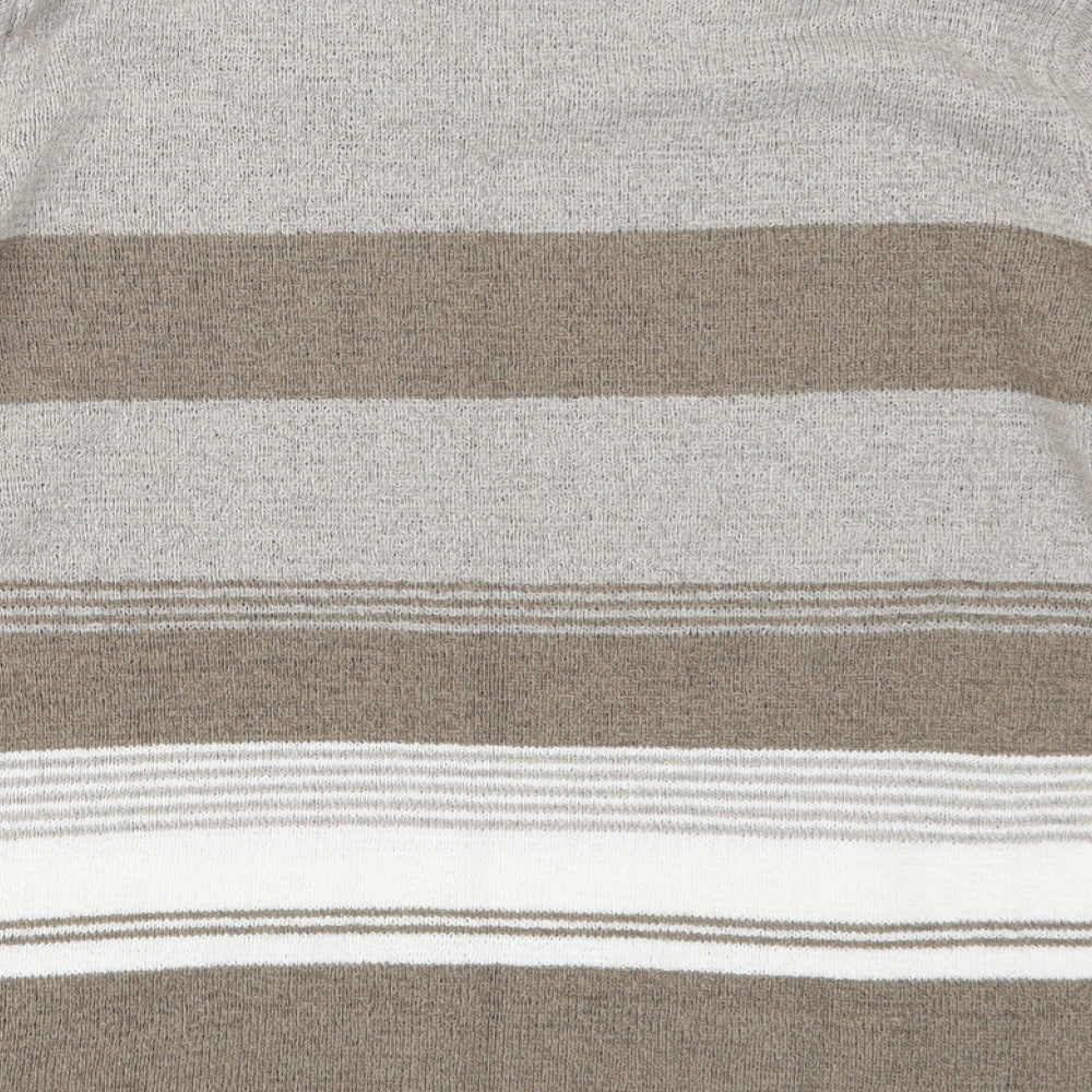 Womens UK Size S BM Beige Pullover Jumper