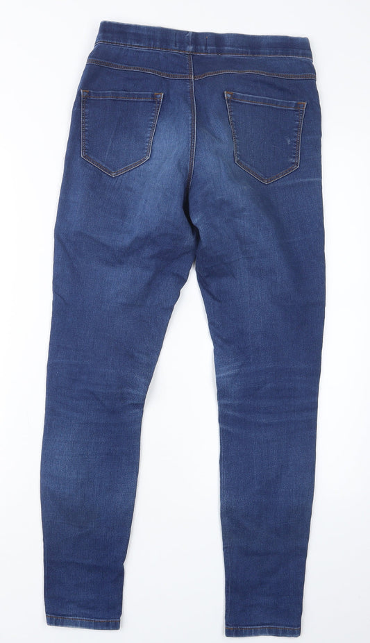 George Womens Blue Denim Jegging Jeans Size 10 L28 in