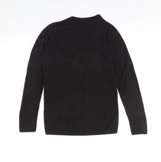 Womens UK Size M H&M Black Pullover Jumper