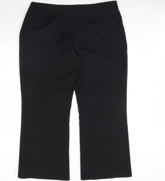 Evie Womens Black Dress Pants Trousers Size 20 L30 in