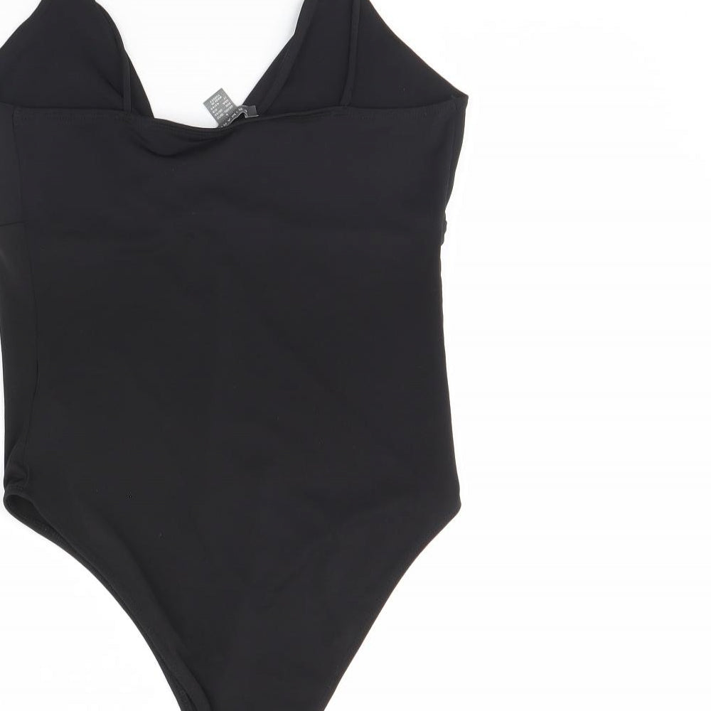 Primark Womens Black Bodysuit One-Piece Size S
