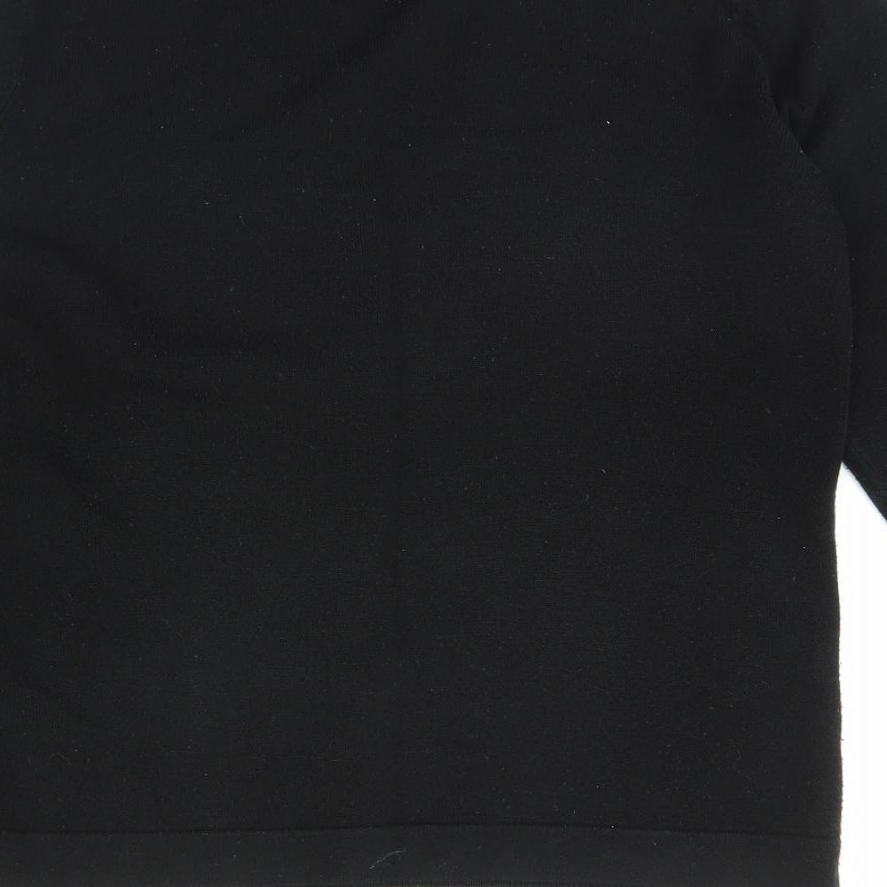 Womens UK Size S BM Black Cardigan Jumper