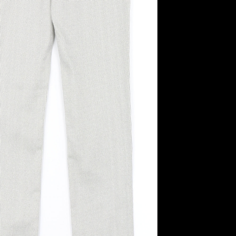 Soon Womens White Polka Dot  Skinny Jeans Size 10 L30 in