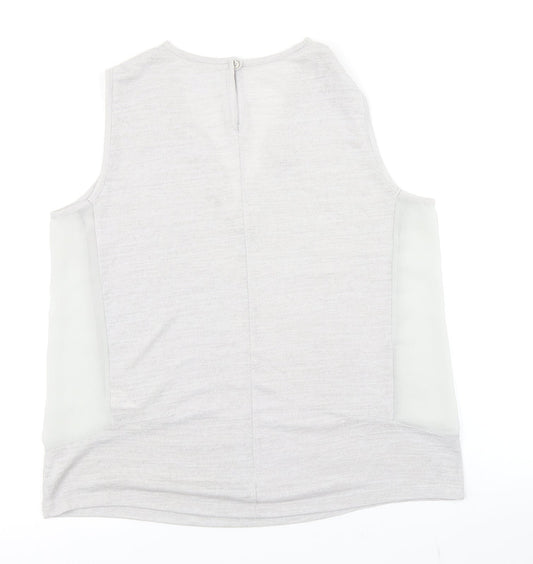 Womens UK Size 12 Savida Grey Basic Tank