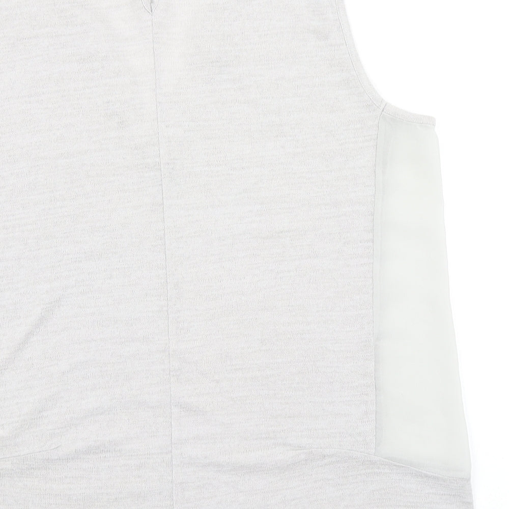Womens UK Size 12 Savida Grey Basic Tank