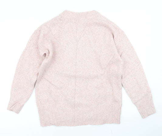 George Womens Pink Knit Pullover Jumper Size S