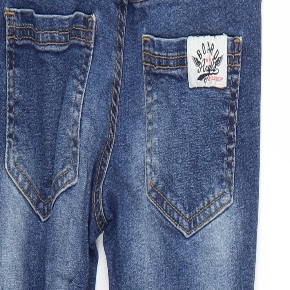 Board Angels Girls Blue Straight Jeans Size 7-8 Years
