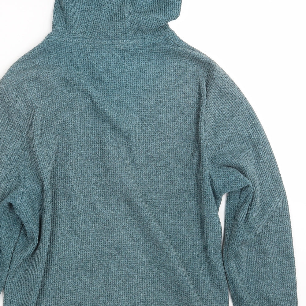 Primark Mens Green Full Zip Hoodie Size M