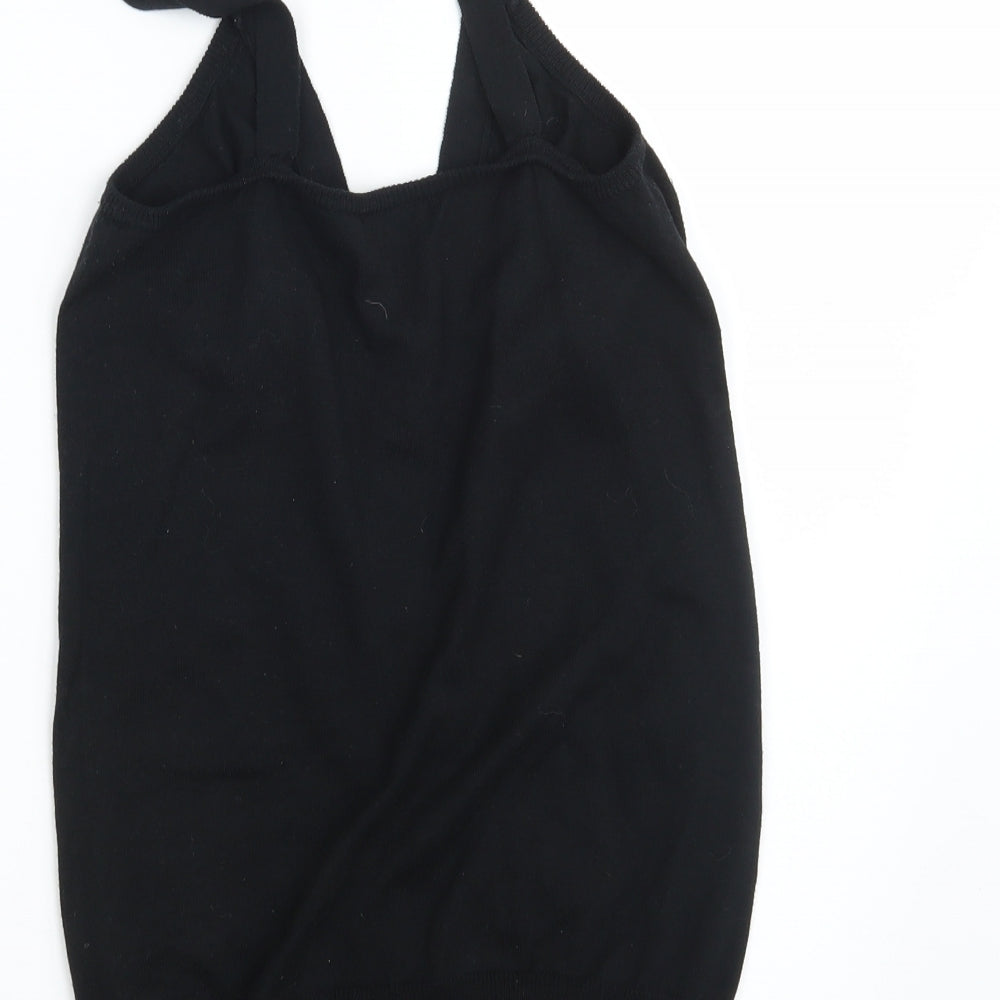 Influence Womens Black Cardigan Jumper Size S