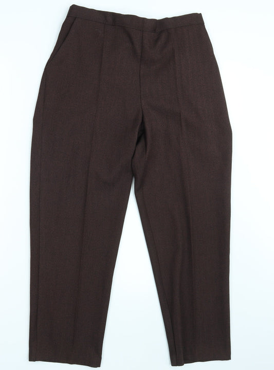Womens UK Size 14 Autonomy Regular Fit Chino Purple Trousers