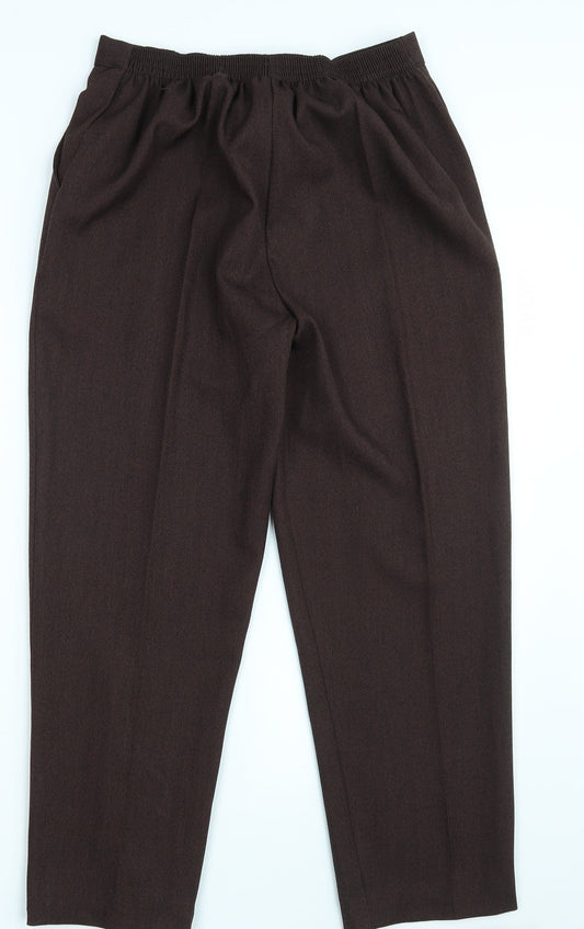 Autonomy Womens Purple Chino Trousers Size 14 L24 in