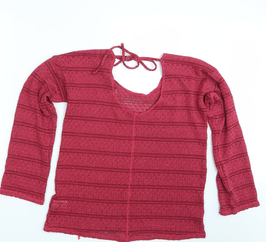 Womens UK Size 14 NEXT Pink Pullover Sweatshirt