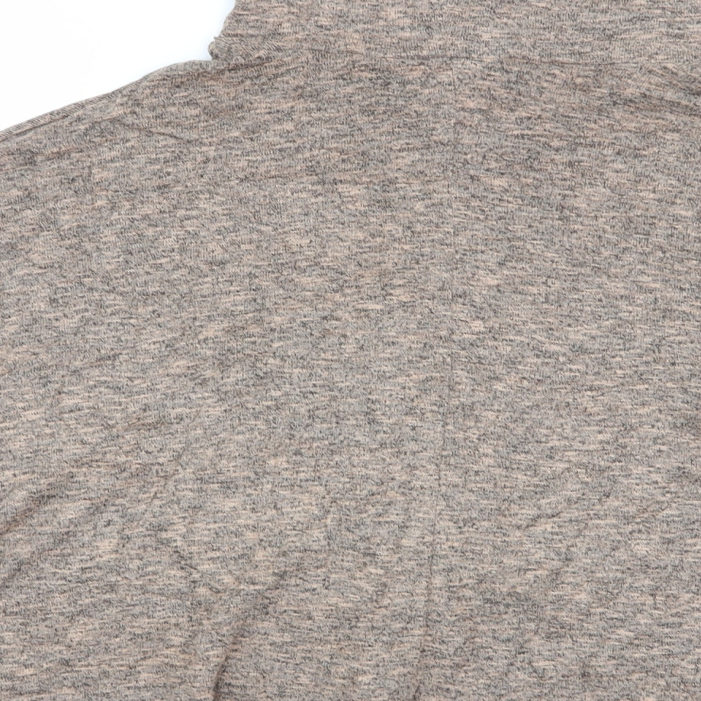Womens UK Size 12 New Look Beige Basic T-Shirt