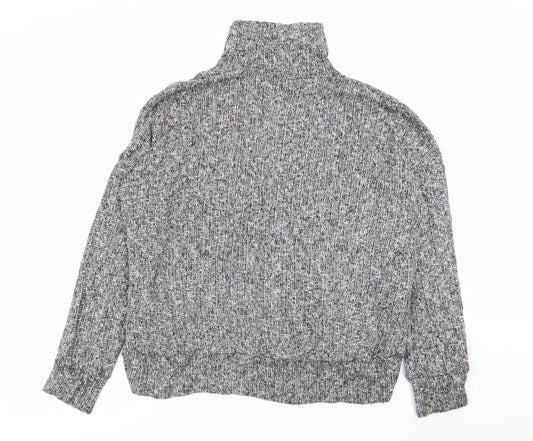Womens UK Size 12 Topshop Grey Pullover Jumper