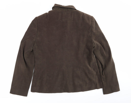Womens UK Size 14 M&Co Green Jacket