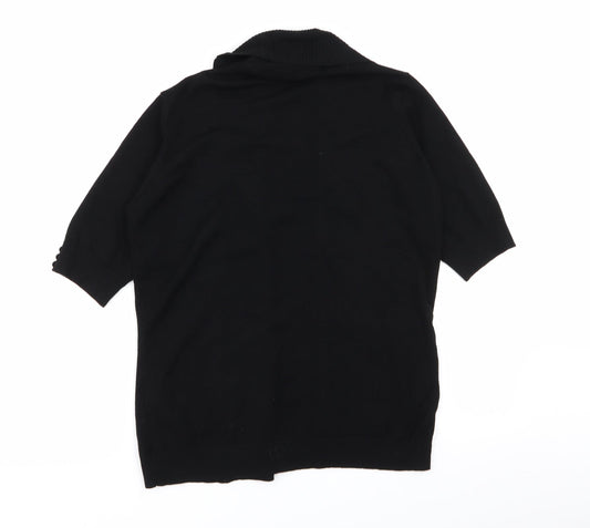 Womens UK Size 14 EWM Black Cardigan Jumper