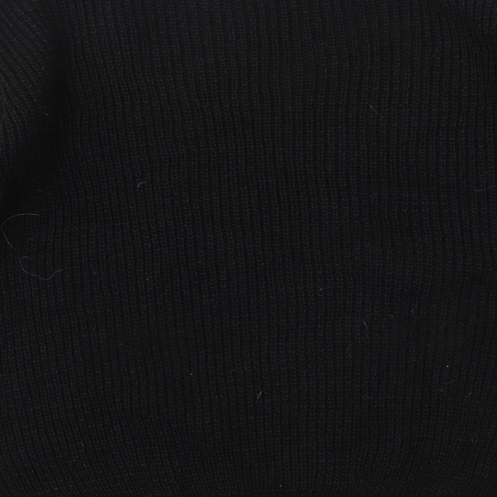 Boohoo Womens Black Pullover Jumper Size M