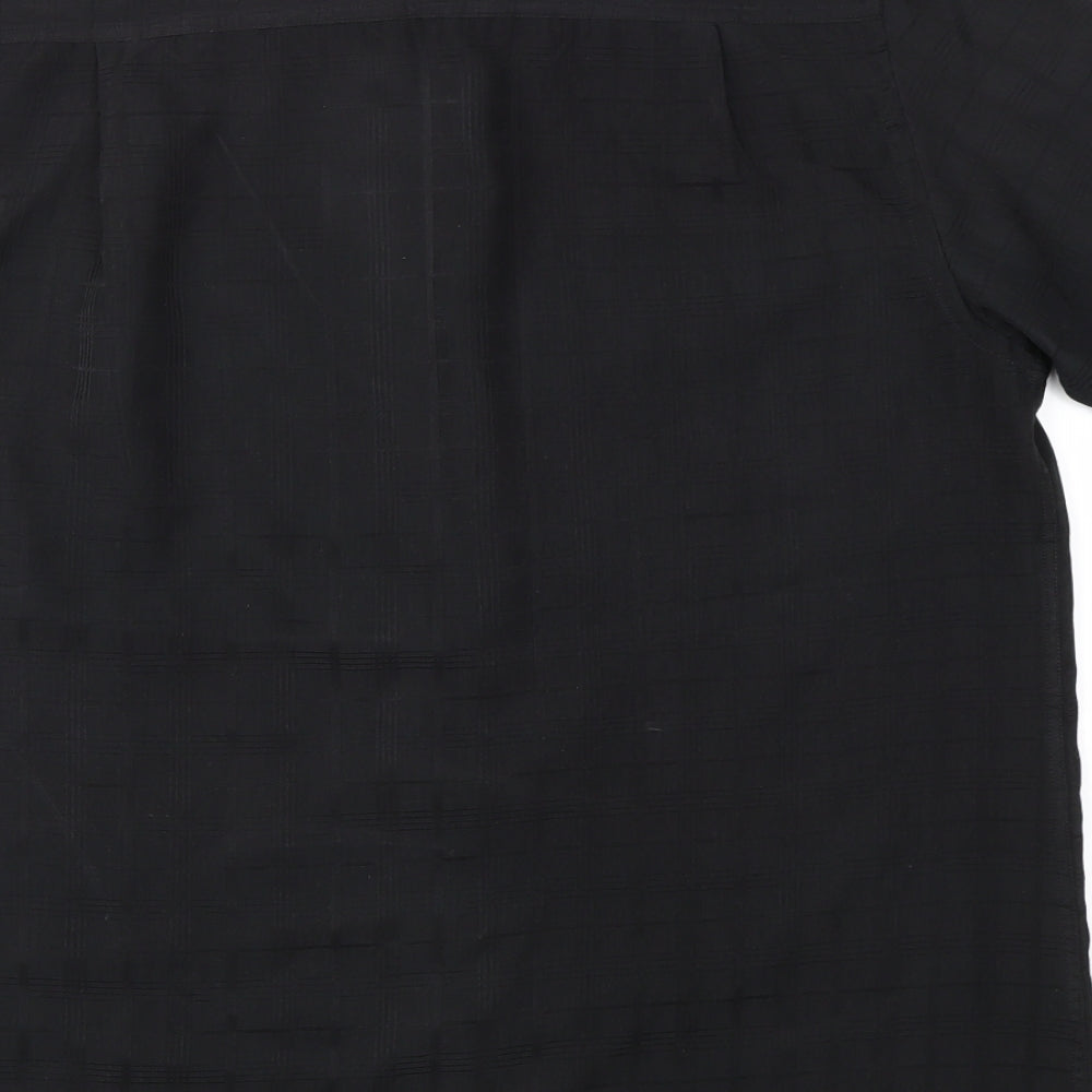 Mens UK Size L George Black T-Shirt