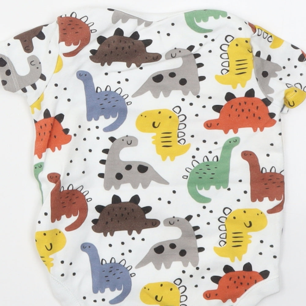 F&F Girls Multicoloured Animal Print Babygrow One-Piece Size 18-24 Months