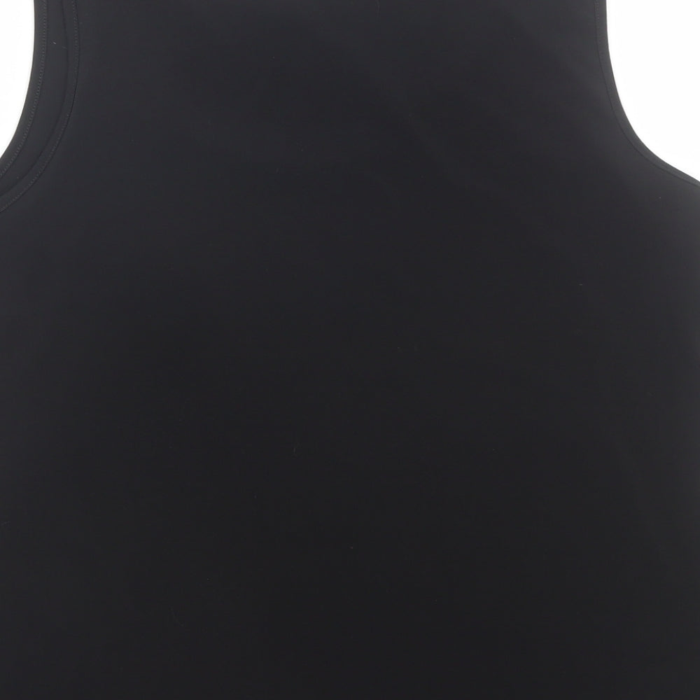 Womens UK Size 16 Preworn Black Basic Tank