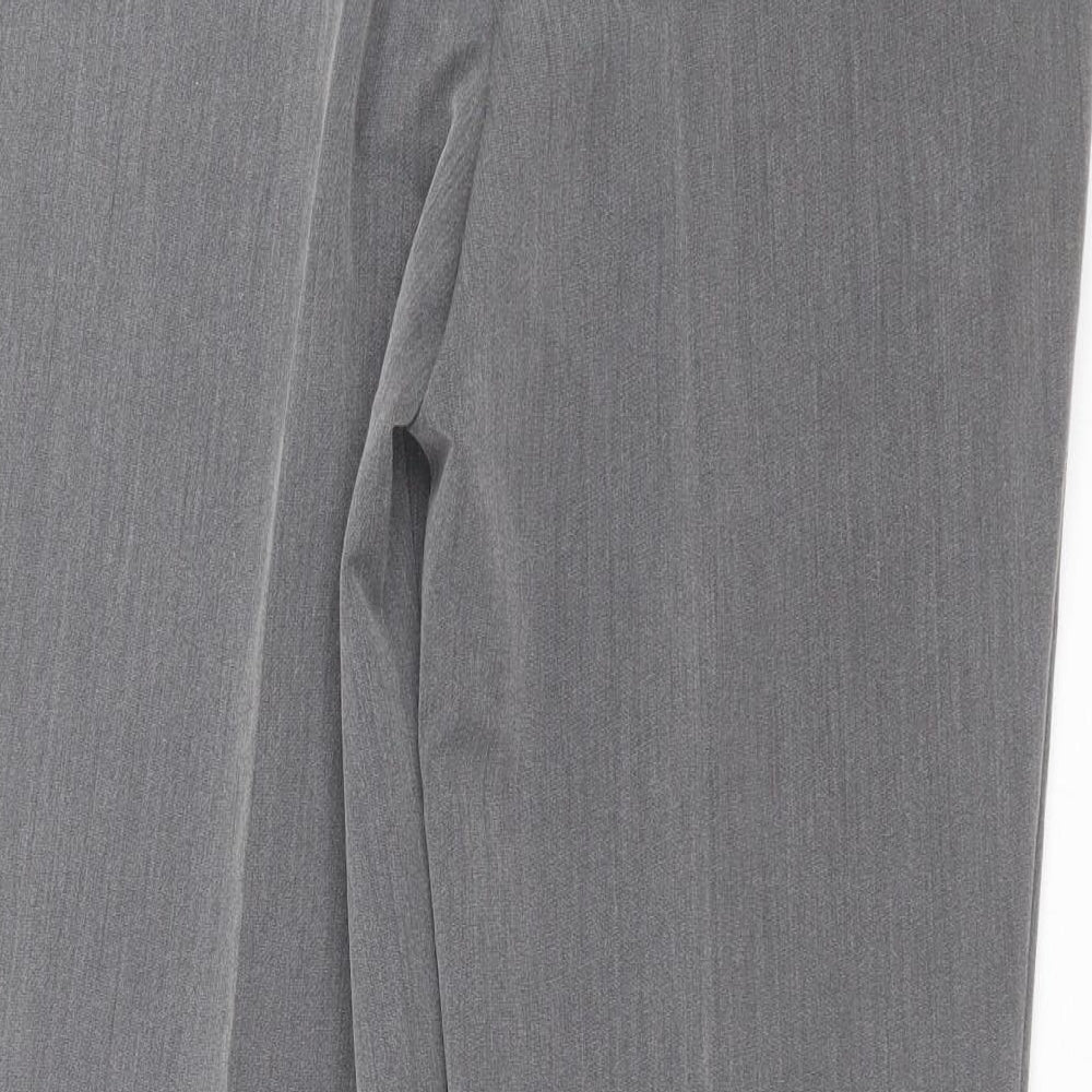 Womens UK Size 12 Preworn Regular Fit Grey Trousers