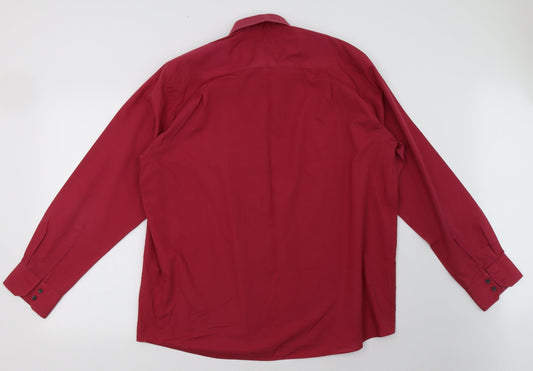 BHS Mens Red Polo Size 16.5