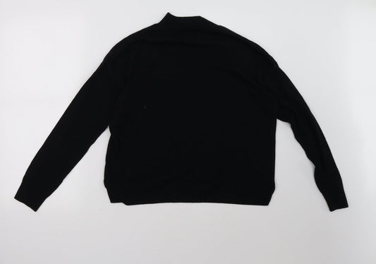 Mens UK Size S Old Navy Black Pullover Sweatshirt