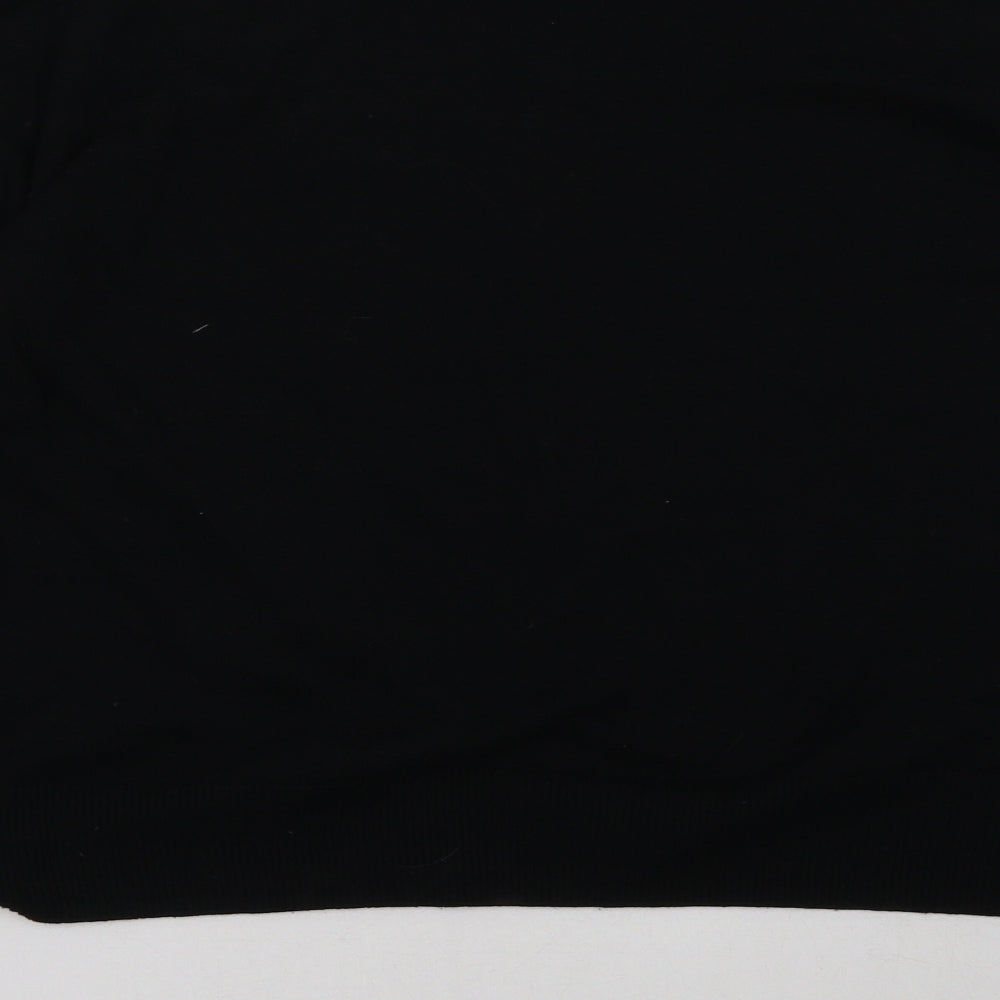 Mens UK Size S Old Navy Black Pullover Sweatshirt