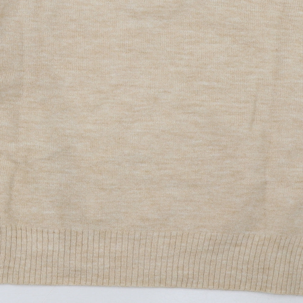 Womens UK Size 10 ASOS Beige Pullover Sweatshirt