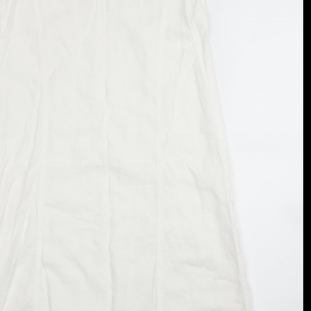 F&F Womens White A-Line Size 8